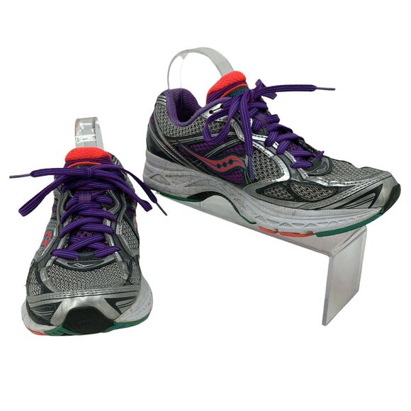 Saucony Running Shoes Women 8 Athletic Workout Training Guide 7 *Missing Insoles - Picture 1 of 11